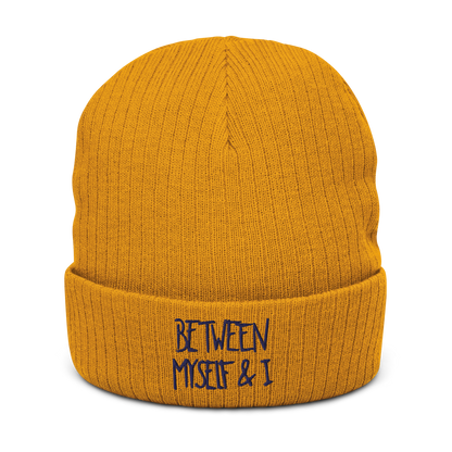 between myself & I beanie